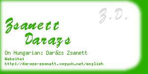 zsanett darazs business card