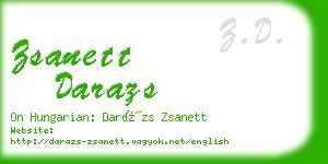 zsanett darazs business card